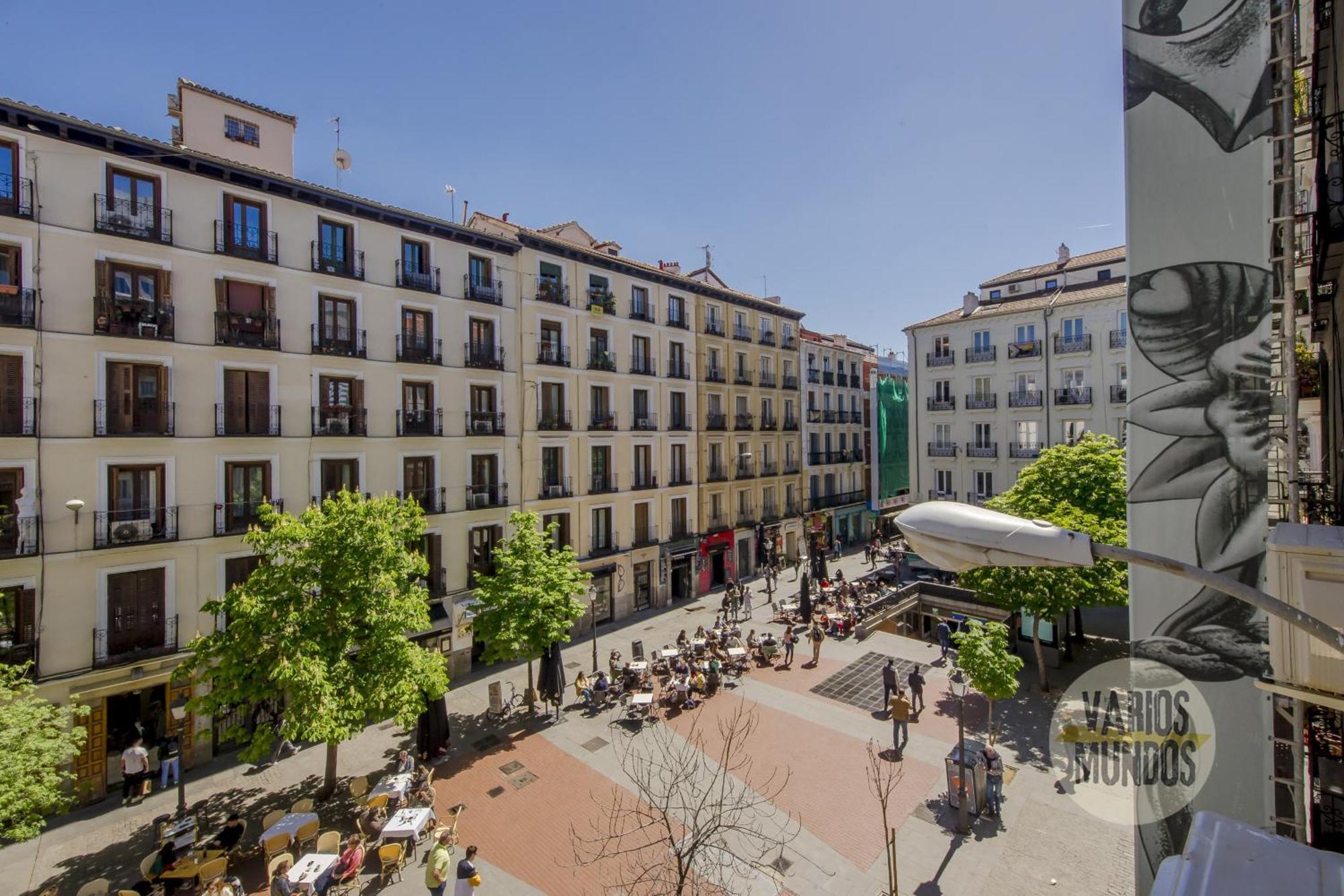 Confortable Apt Para 3 Pax A 1 Min De Gran Via Madrid Bagian luar foto