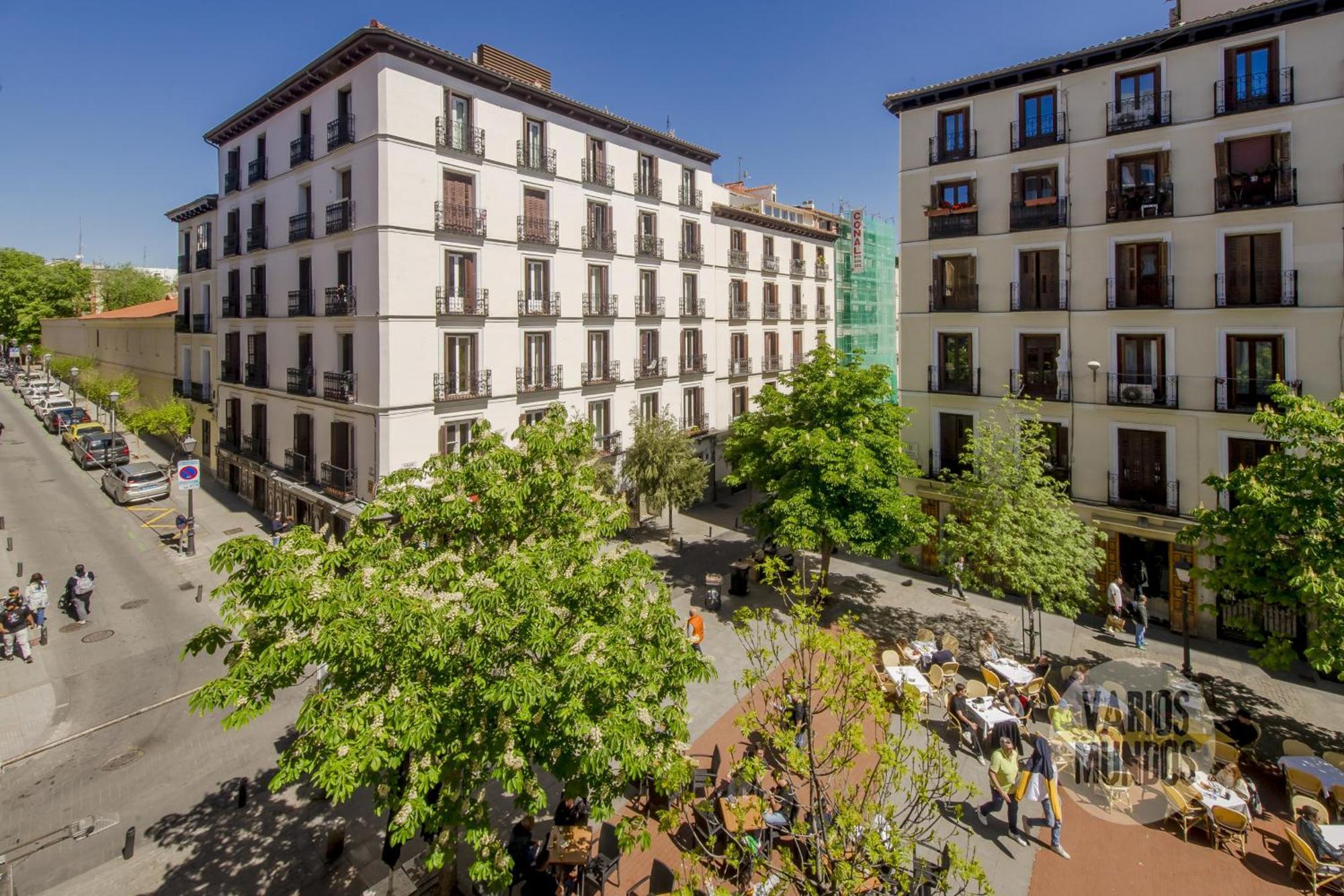 Confortable Apt Para 3 Pax A 1 Min De Gran Via Madrid Bagian luar foto